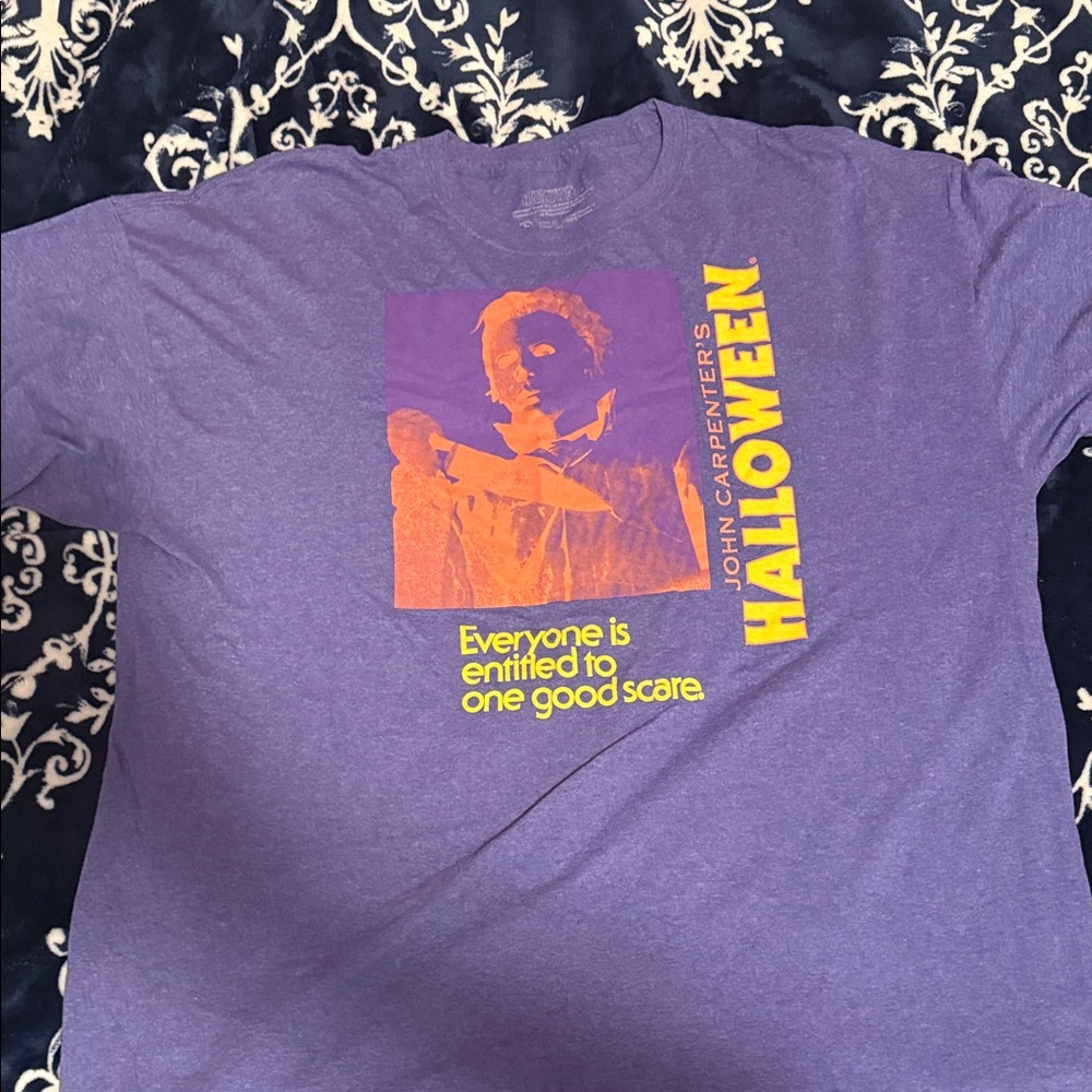 Collector's original 70s Halloween - Purple Vintage Style Men’s Shirt